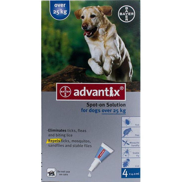 Bayer Advantix Dogs - 25 Kg - 40 Kg