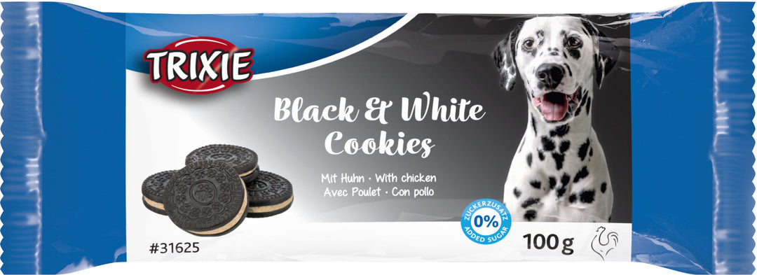 Black & White Cookies, ÷ 4 cm, 4 pcs./100 g