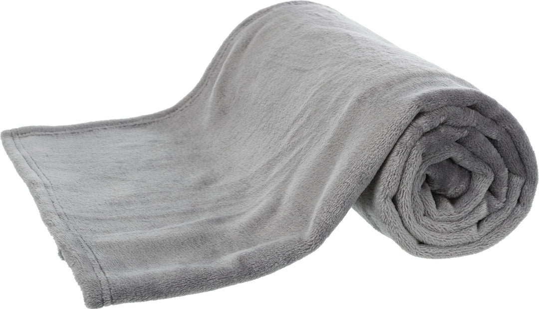 Kimmy blanket, plush, 70 ? 50 cm, grey