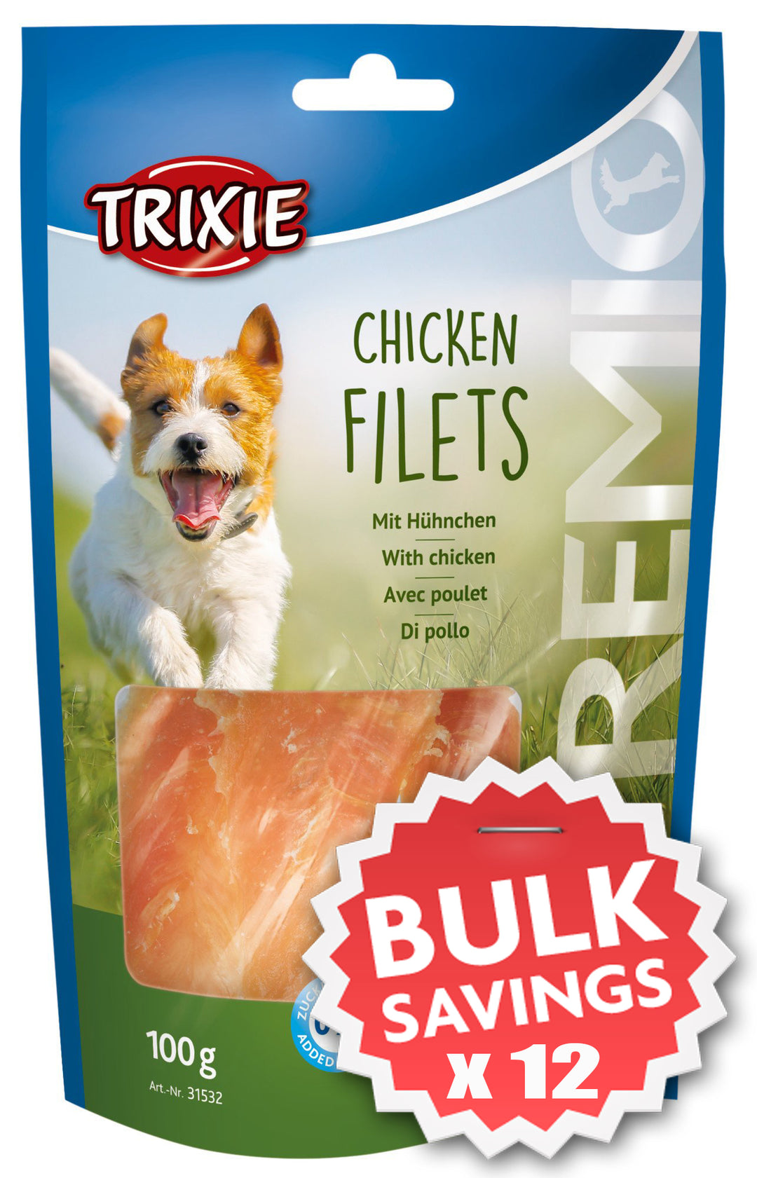 Trixie PREMIO Chicken Filets - 1 Box (12 pcs)