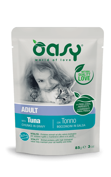 Oasy chunks in gravy pouches - Tuna, 85g