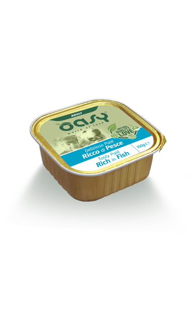 Oasy Wet Dog - Delizioso Pate Adult rich in FISH