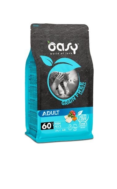 Oasy Grain Free Cat - ONE Protein Adult FISH 1,5kg