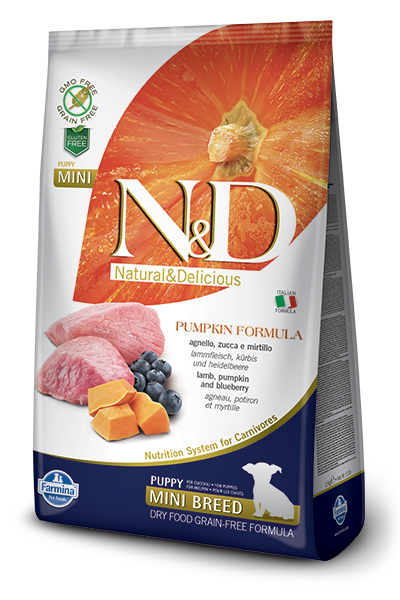 N & D Farmina Puppy Mini Lamb and Blueberry