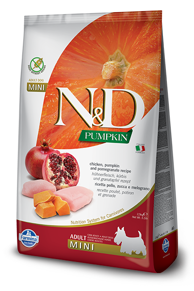 N & D Pumpkin Grain Free - Adult Mini Chicken & Pomegranate