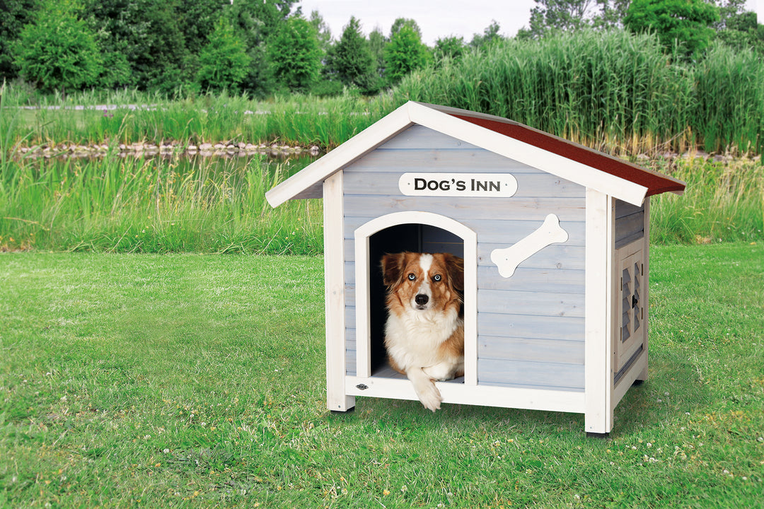 Natura dog kennel with saddle roof, L: 107  x  93  x  90 cm