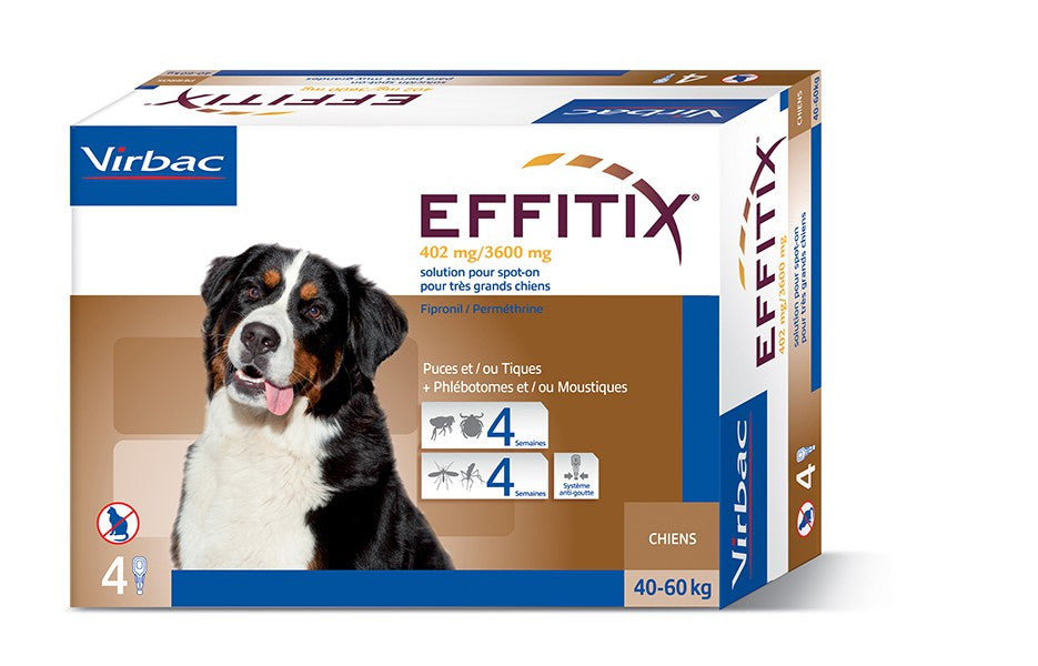 Effitix Spot on, X - Large dogs 40 - 60 Kgs