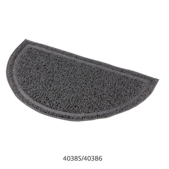Cat litter tray mat, semi-circular, PVC