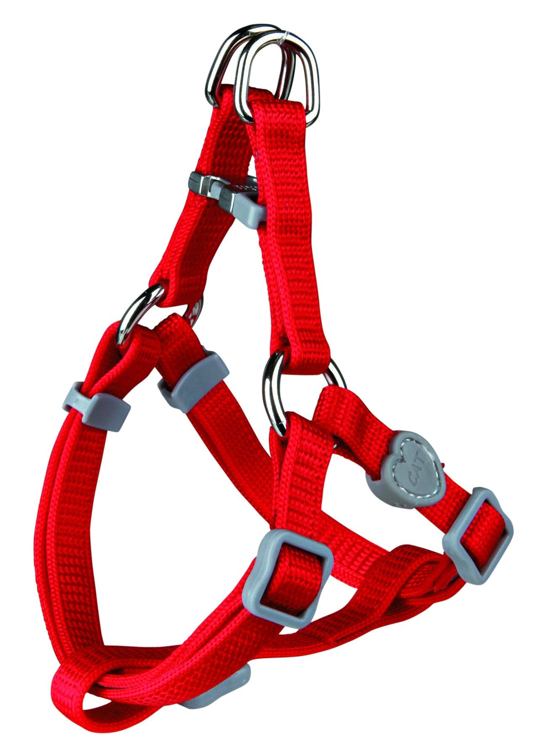 Cat harness with leash, nylon, 26-37 cm/10 mm, 1.20 m