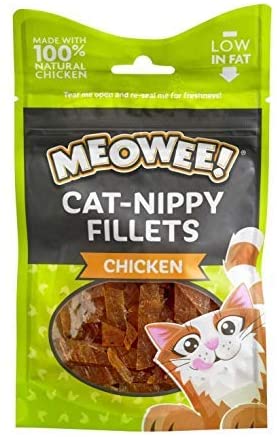 Meowee Cat-Nippy Fillets Chicken, 35g