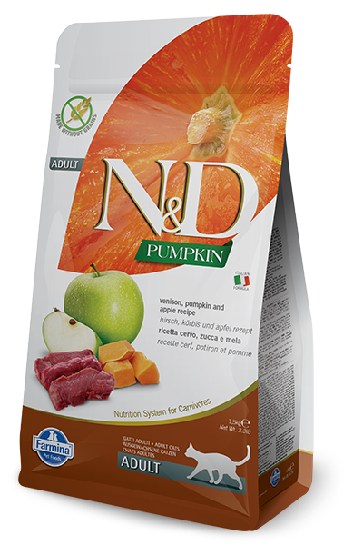 N & D Cat dry Pumpkin Grain Free - Venison & Apple