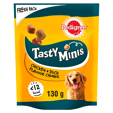 Pedigree Tasty Minis Chicken & Duck, 155g