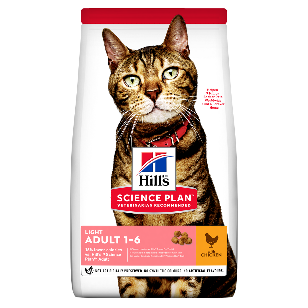 Hill's Science Plan Adult 1-6 Optimal Care Light cat food chicken