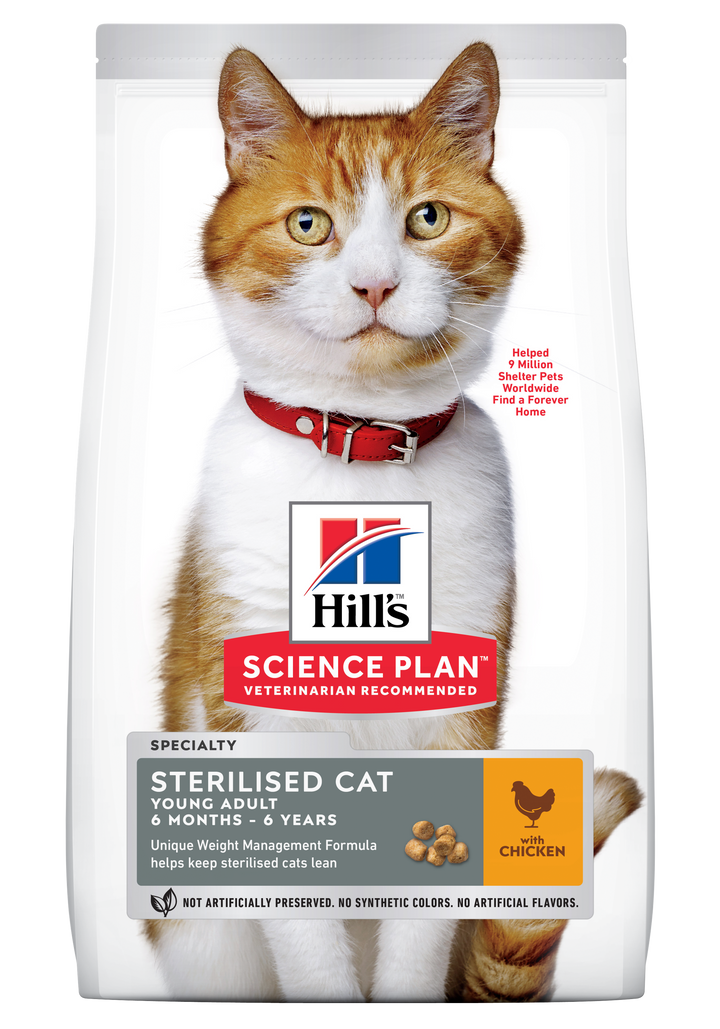 Hill's Science Plan Adult Sterilised cat food Chicken