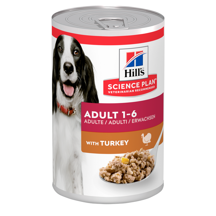 Hill's Science Plan Adult 1-6 Advanced Fitness Medium Dog Food Savoury Turkey 370G CANS