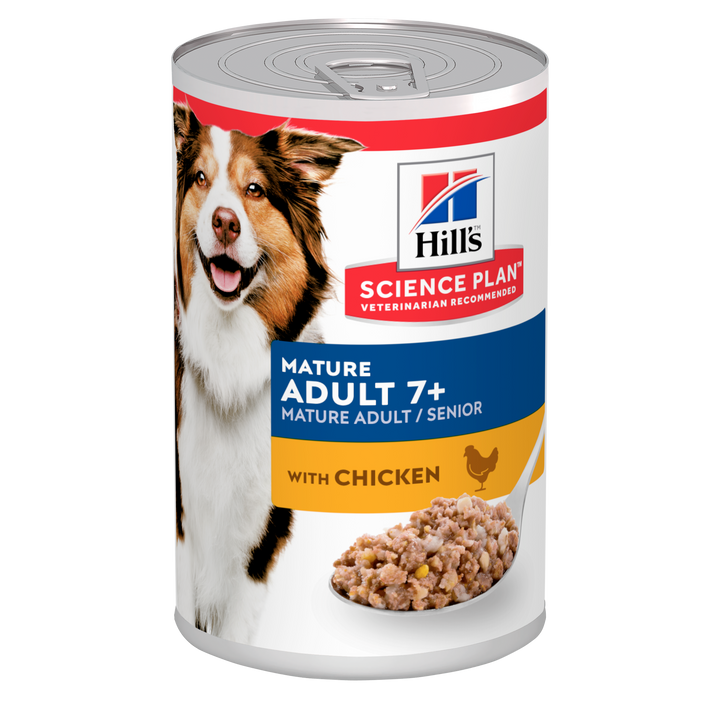 Hill's Science Plan Mature Adult +7 (chicken) , 370G CANS