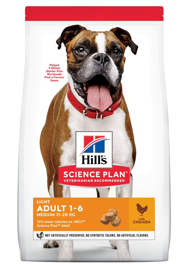 Hill's Science Plan Adult 1-6 Advanced Fitness Light Medium Dog Food with Chicken