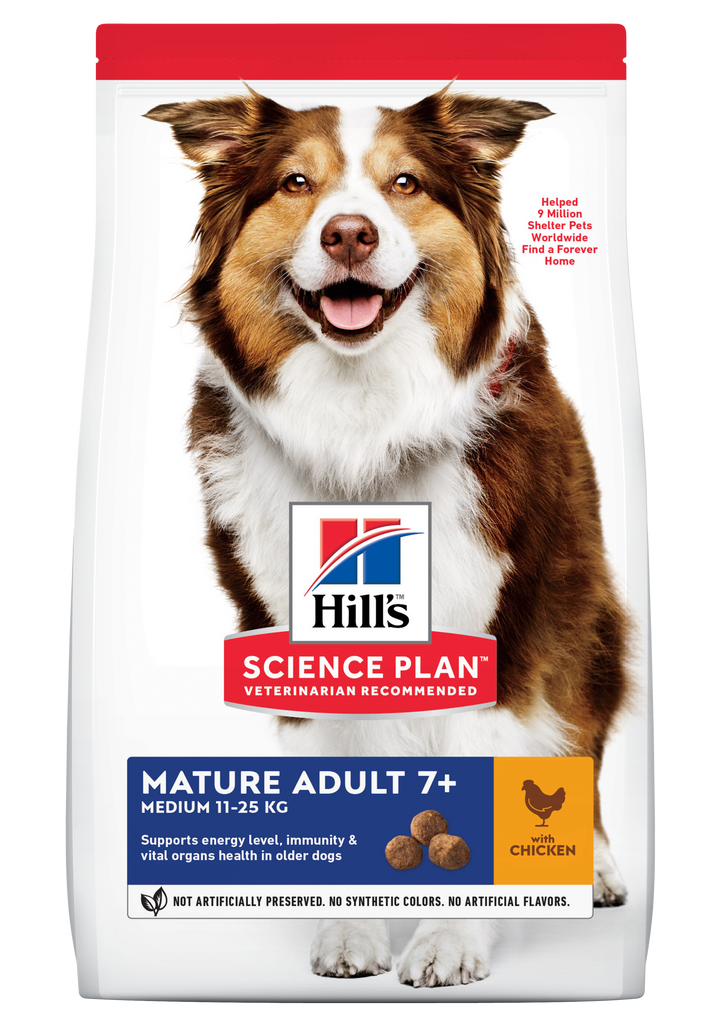 Hill's Science Plan Mature Adult 7+ Active Longevity Medium Dog Food with Chicken