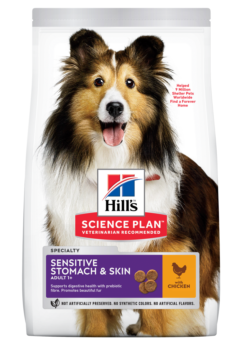 Hill's Science Plan Adult 1-6 Sensitive Stomach & Skin Medium Dog Food with Chicken