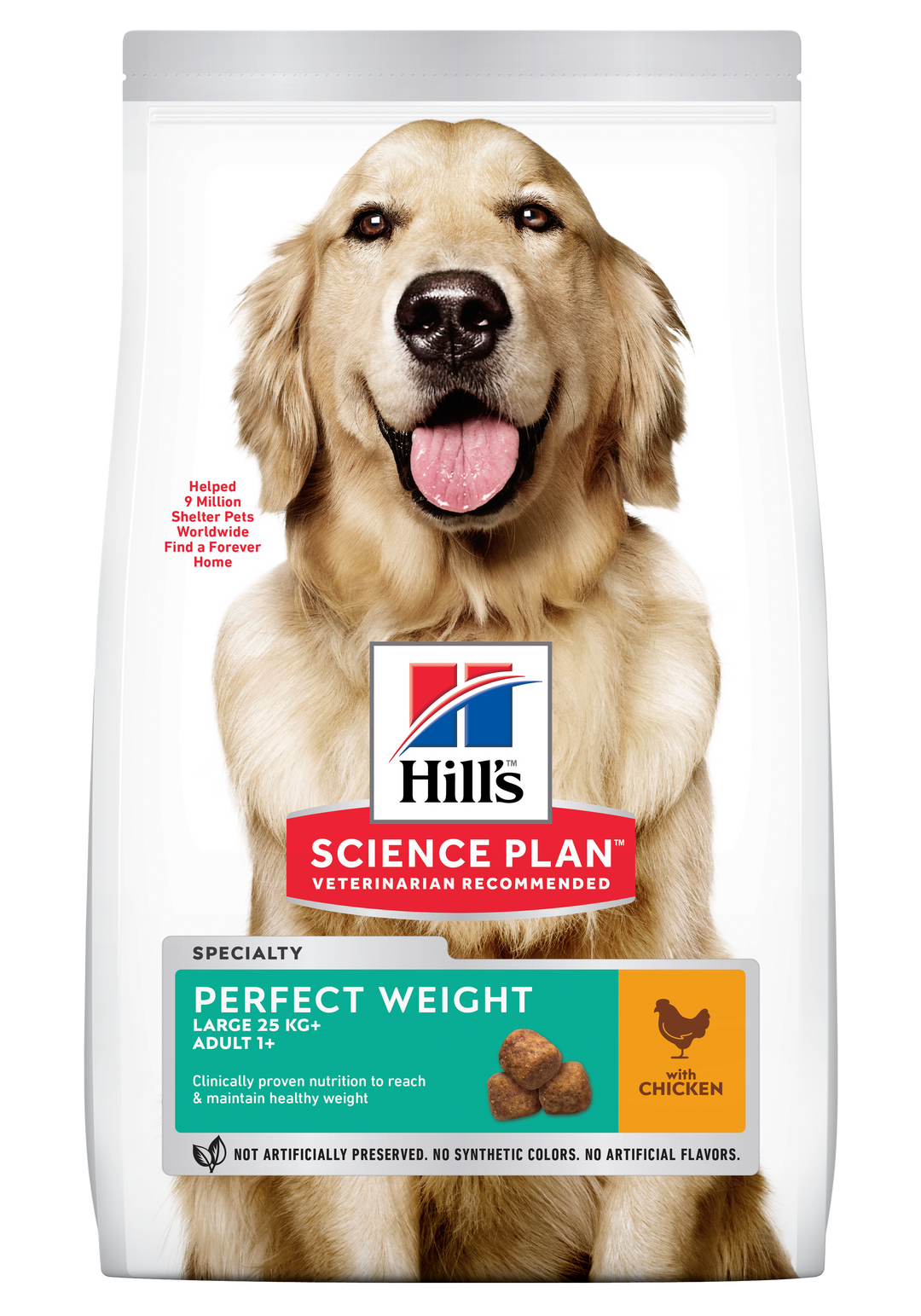 Hill's Science Plan Adult 1-6 Perfect Weight Large Breed Dog Food with Chicken