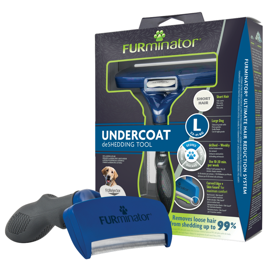Furminator Large dog Undercoat Deshedding tool, Short hair .