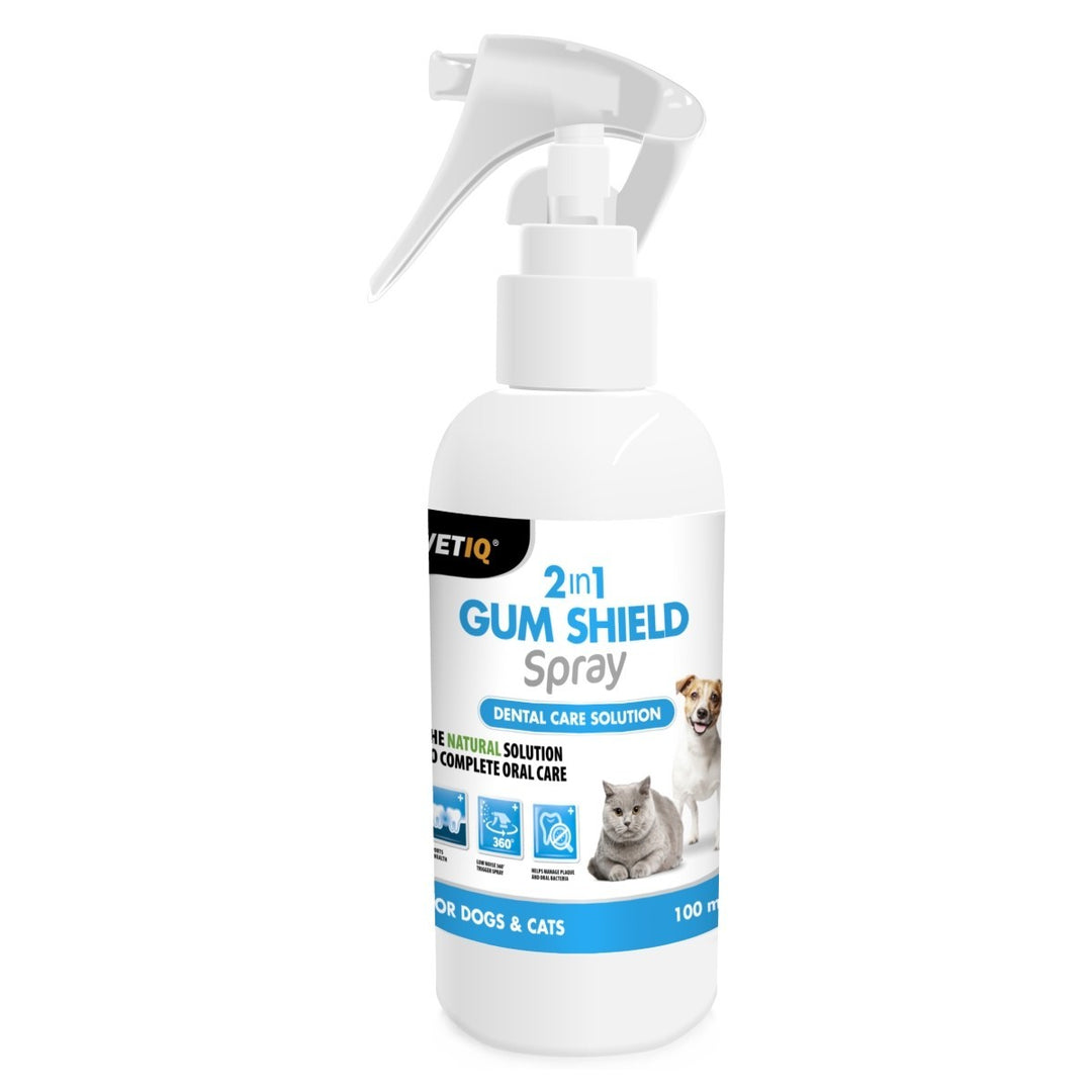 Vet IQ 2 in 1 Denti-Care 2 in 1 Gum Shield Spray, 100ml