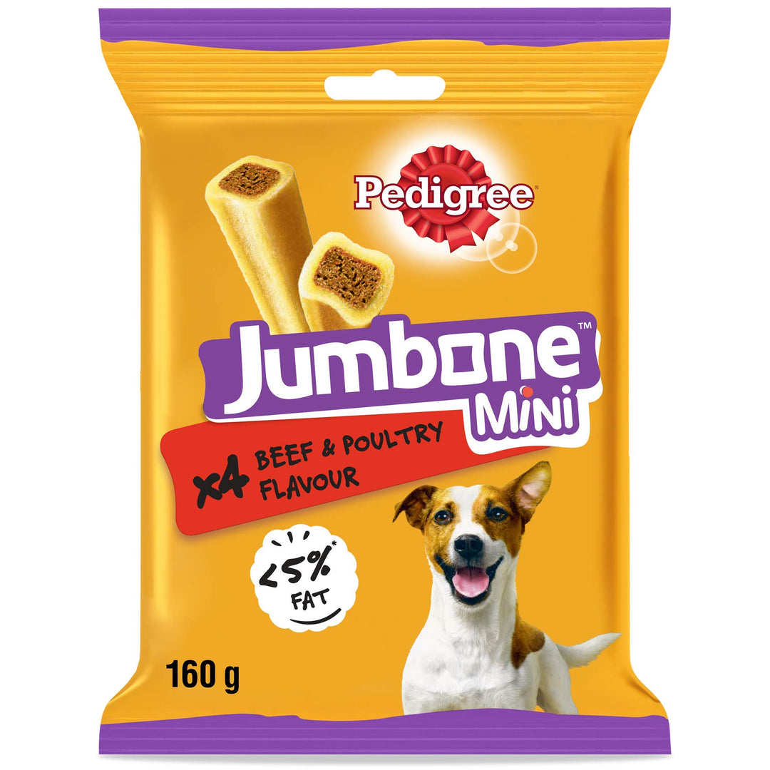 Pedigree Jumbone Mini Beef & Poultry, 160g