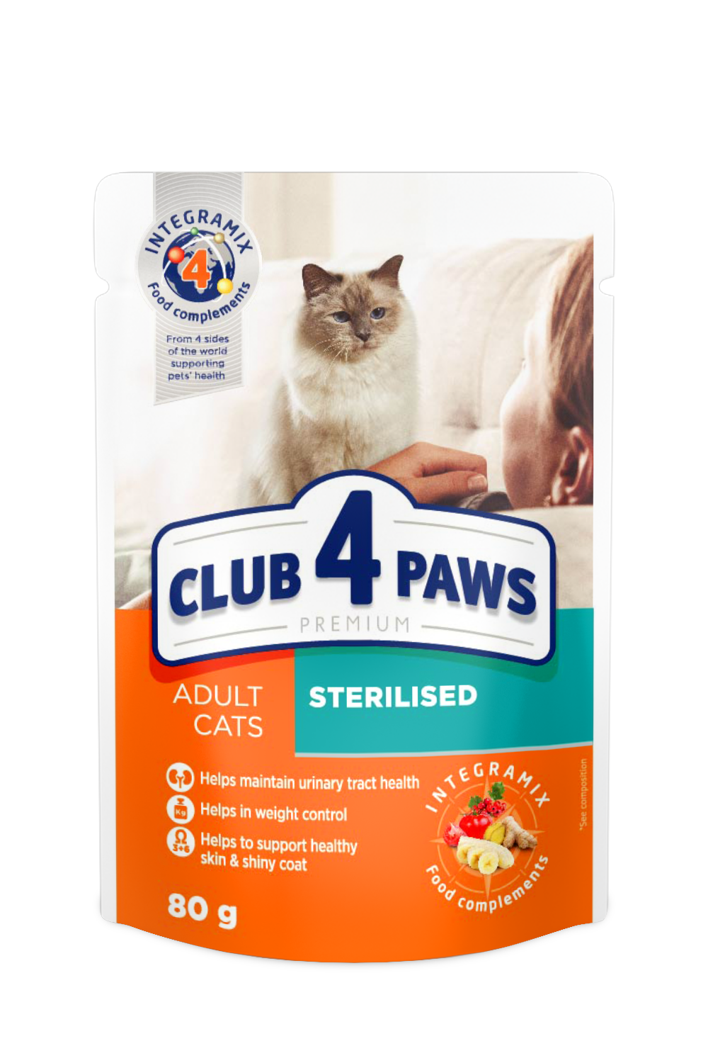 CLUB 4 PAWS Premium Pouches , Sterilized Cats