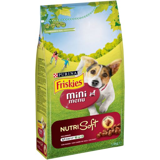 Friskies dog food Mini Nutri Soft Taste Beef, 1.4 kgs