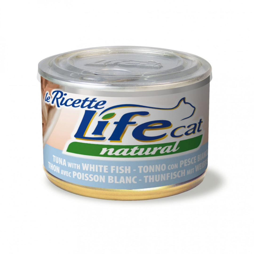 Lifecat tuna and white fish fillets ricette , 150 gr