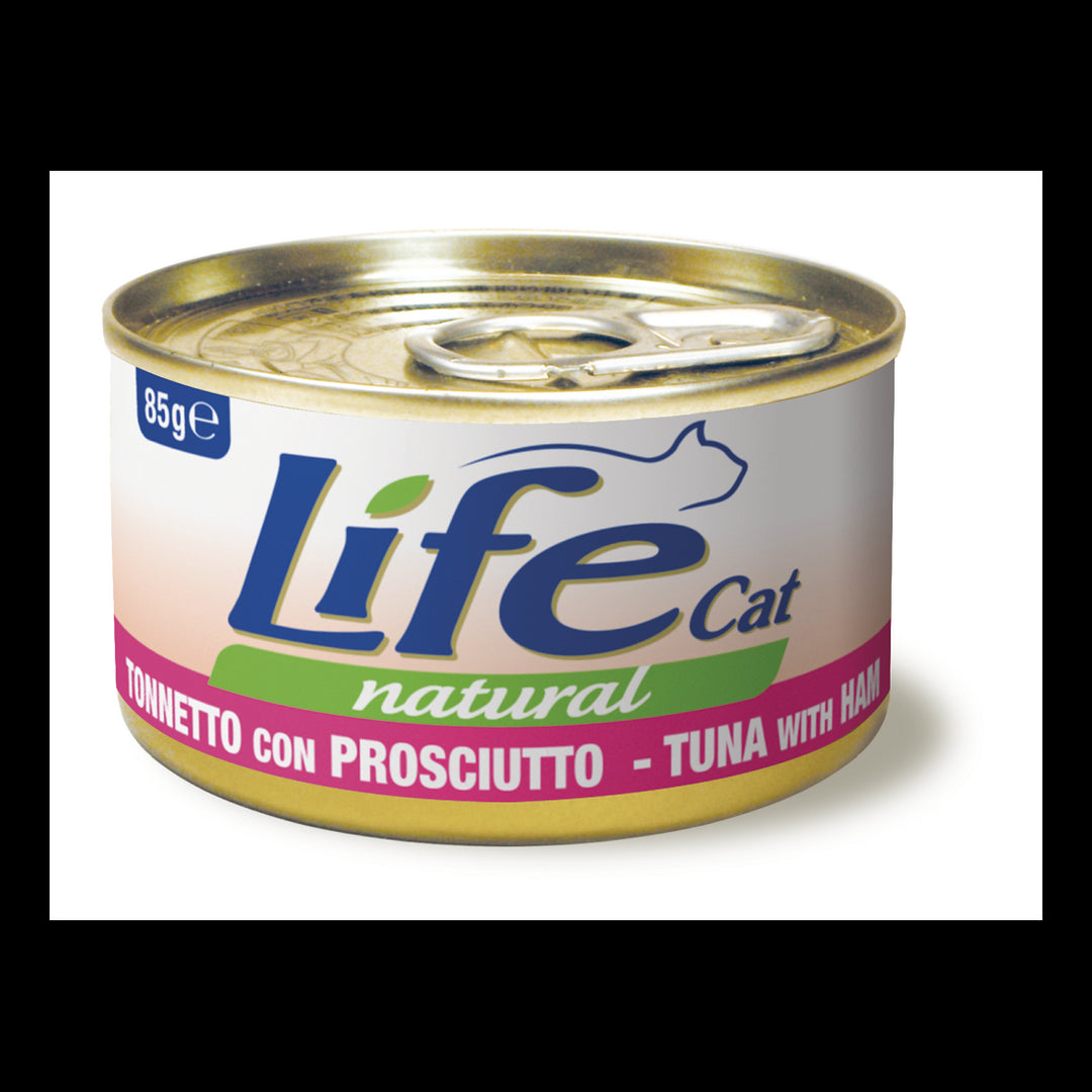 Lifecat tuna with ham, 85 gr