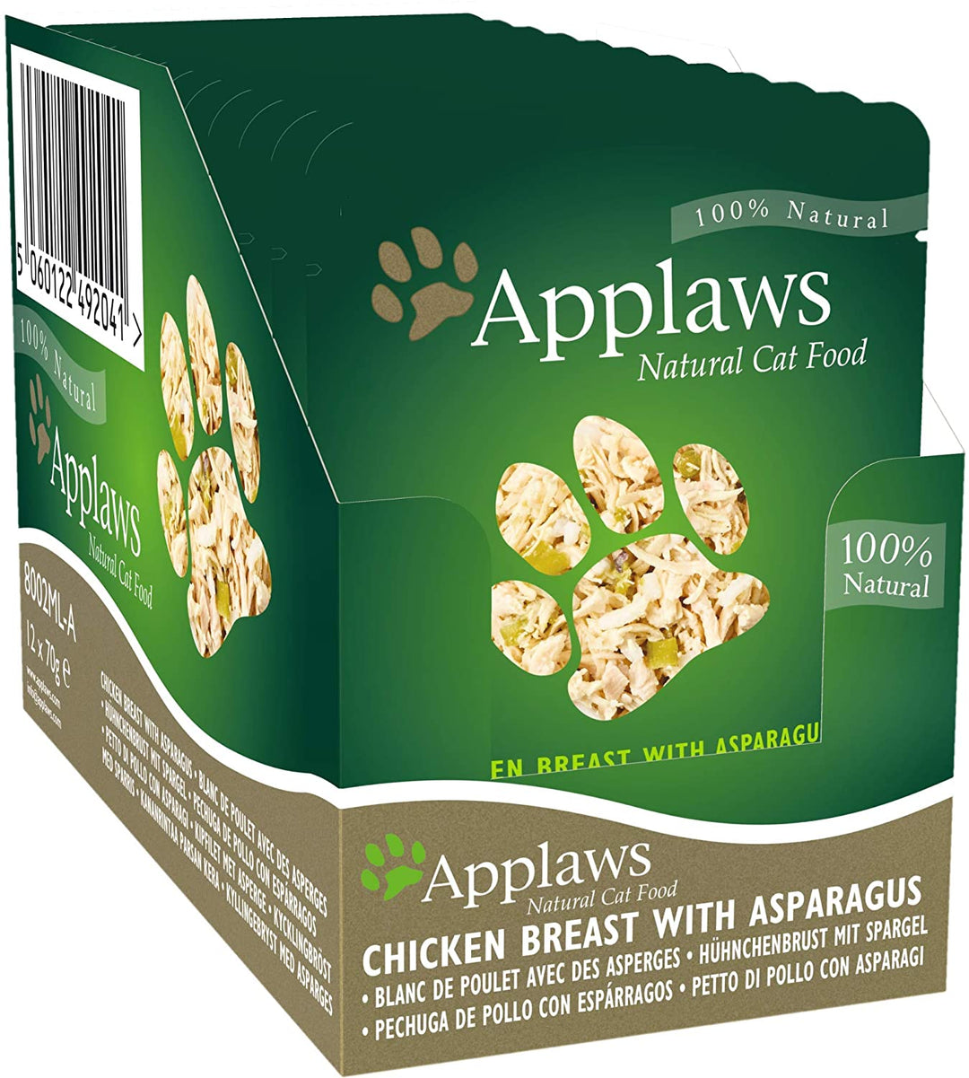 Applaws Pouch Adult Chicken with Asparagus (1 box, 12 pcs)