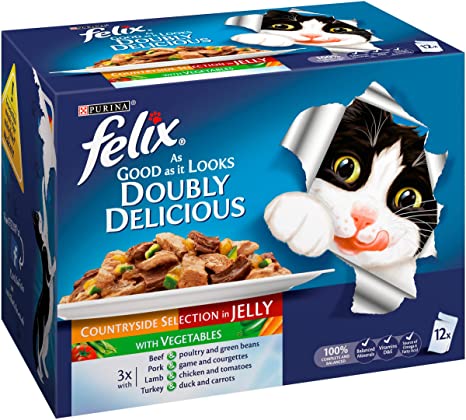 Felix As Good as it Looks Doubly Delicious Country side selection, 12 pack