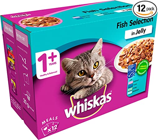 Whiskas Fish Selection Variety Pack - 12 pack