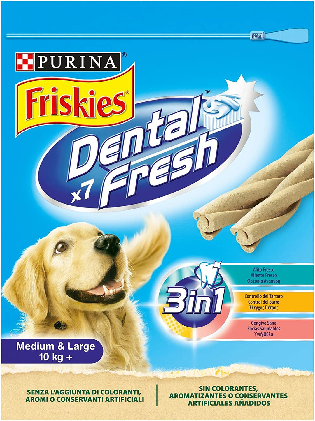 Friskies Dental Fresh, for Medium & Large dogs (+10kgs), 180g
