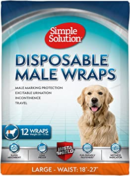 Simple Solution Disposable Male Wrap L