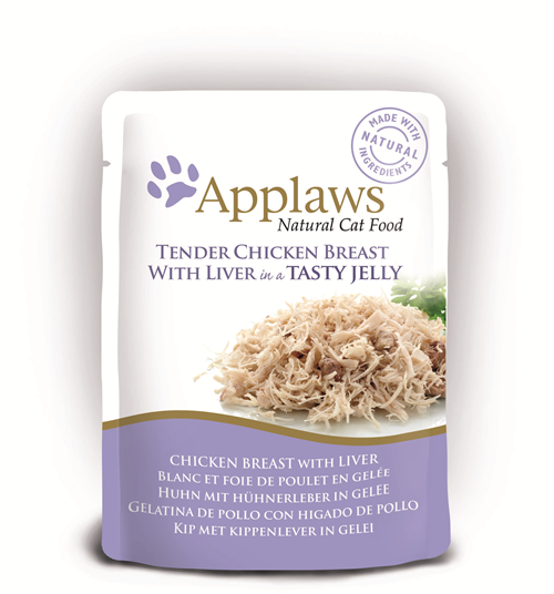 Applaws Pouches Tender Chicken Breast with Liver in tasty Jelly