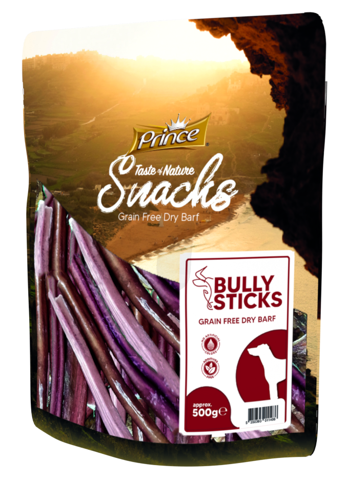 Prince Taste of Nature Snacks - Bully Sticks, 500g