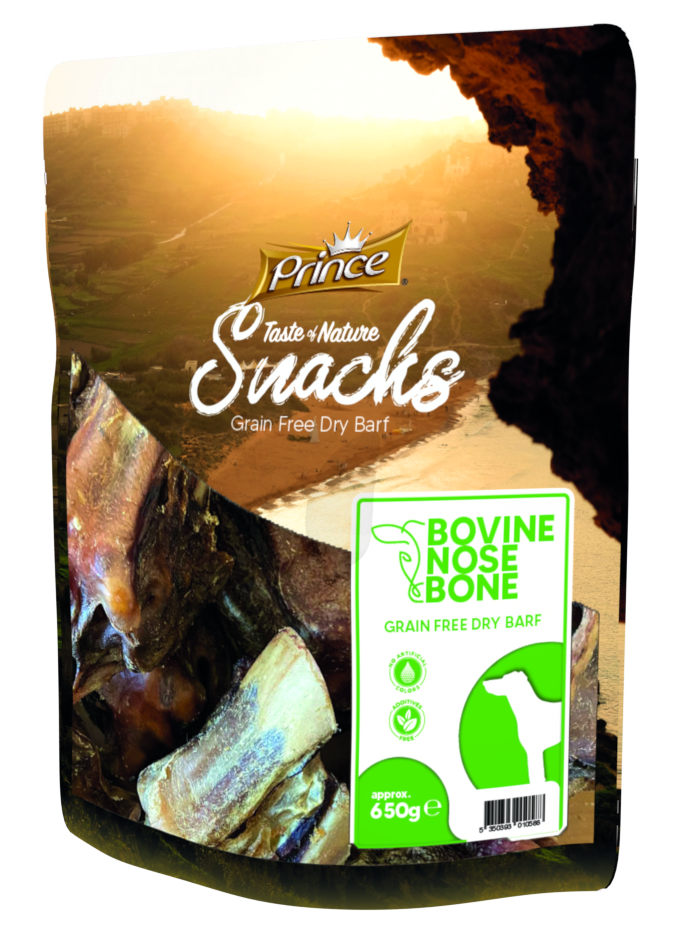 Prince Taste of Nature Snacks - Bovine Nose Bone, 650g