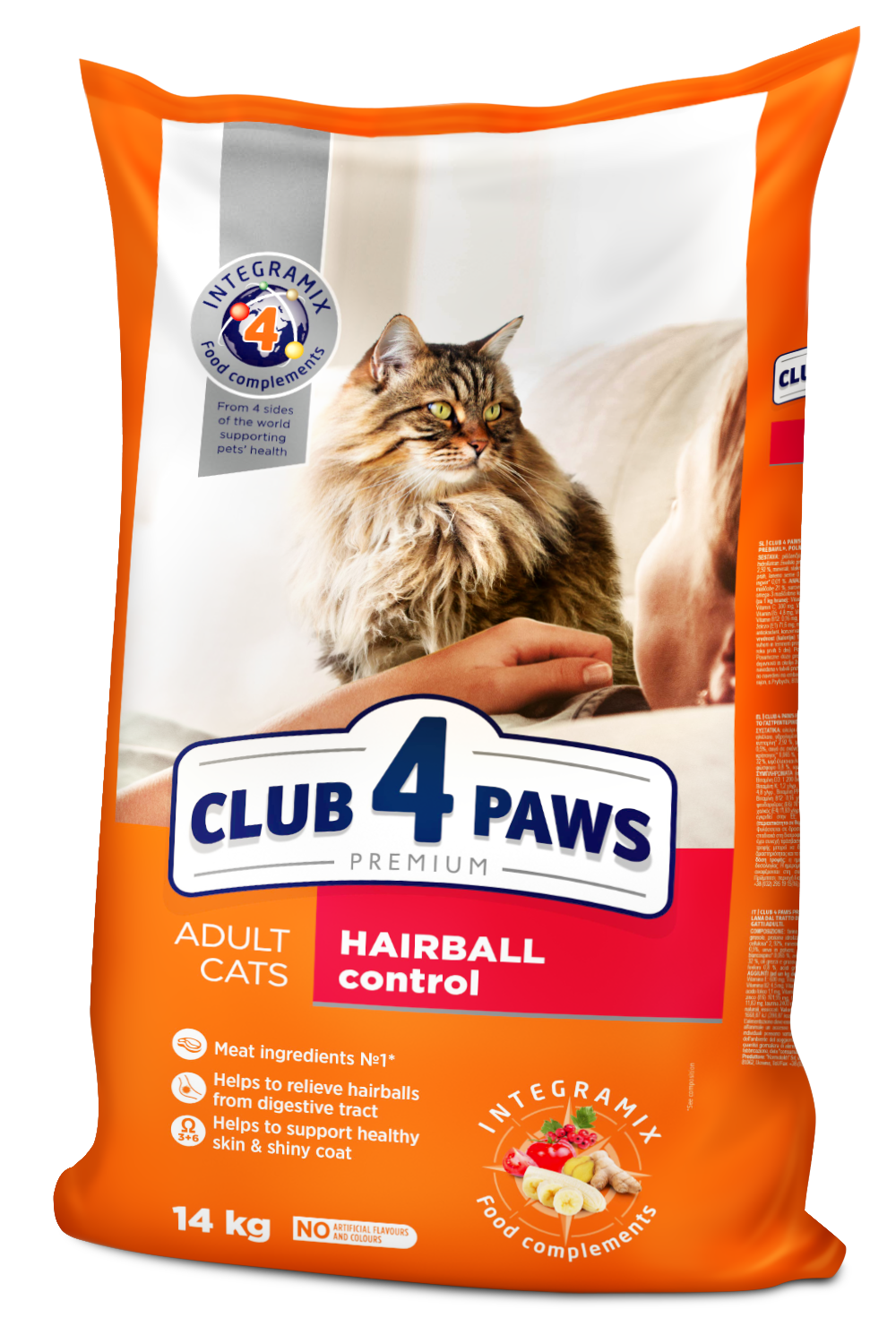 CLUB 4 PAWS Premium Hairball Control