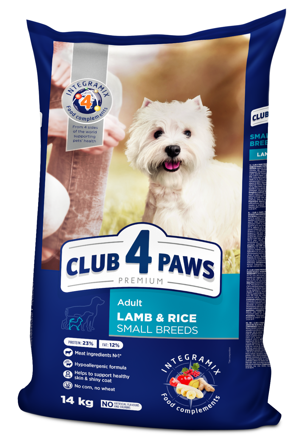 CLUB 4 PAWS Premium Lamb & Rice , Small Breeds