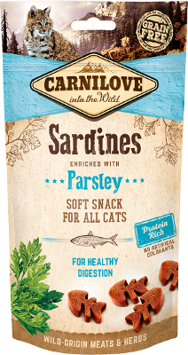 Carnilove Cat Soft Snack Sardines with Parsley