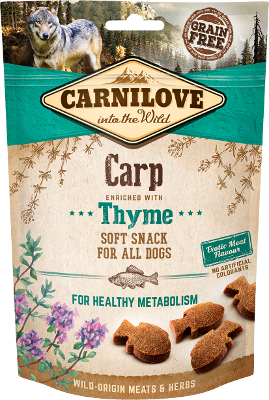 Carnilove Dog Soft Snack Carp with Thyme 200g