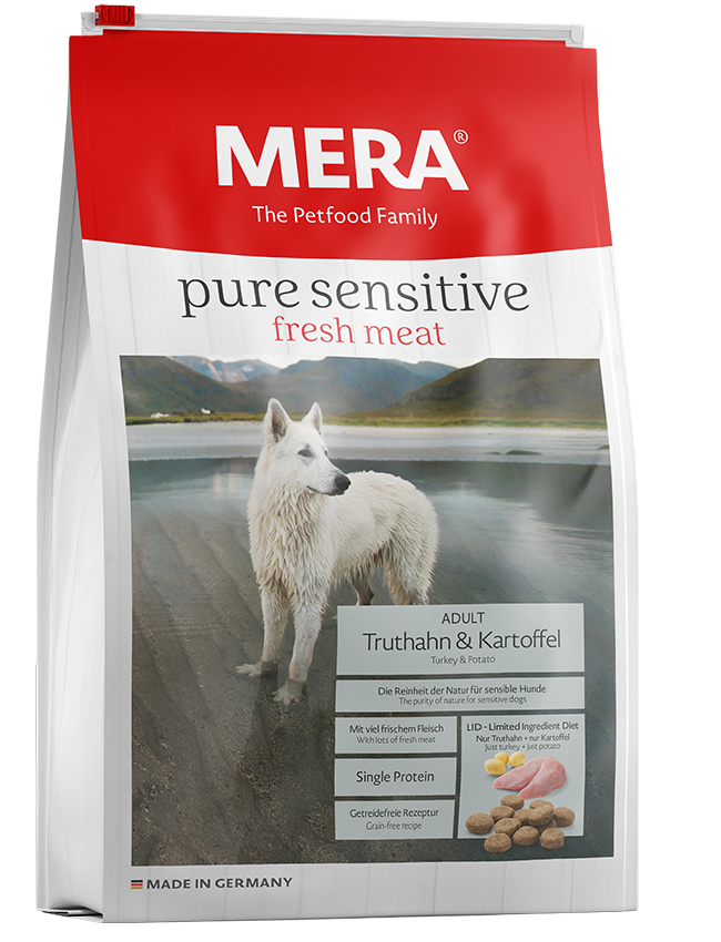 MERA pure sensitive fresh meat - TURKEY & POTATO - gluten free