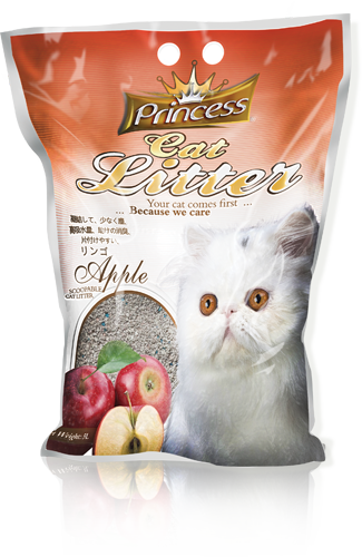 Princess Scented Cat Litter Apple