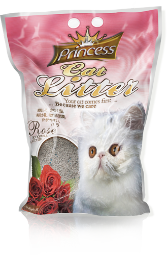 Princess Scented Cat Litter Rose