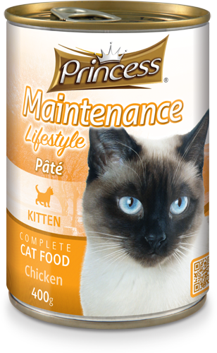 Princess Pate Tins, Kitten ,Chicken, 400g