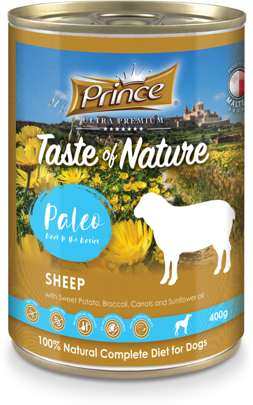 Prince Taste of Nature tin, Sheep & Sweet Potato 400g