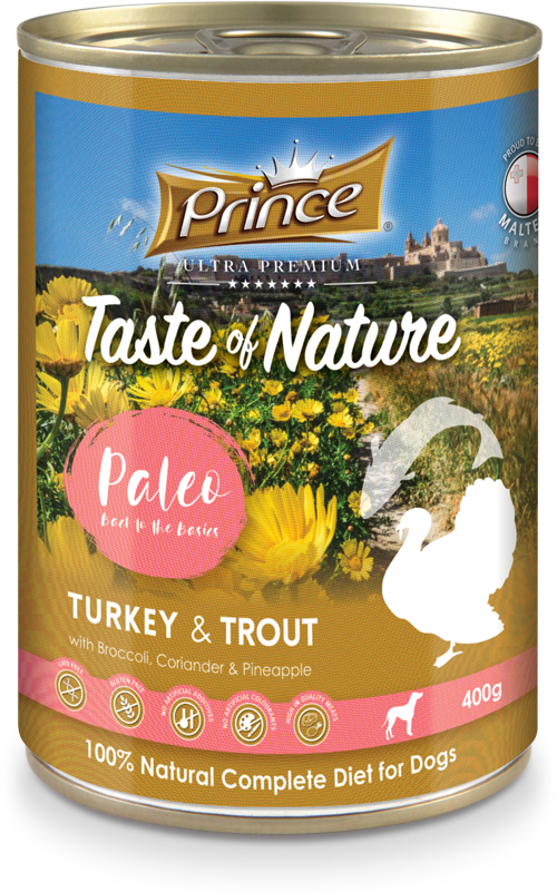 Prince Taste of Nature  tin, Turkey & trout, 400g
