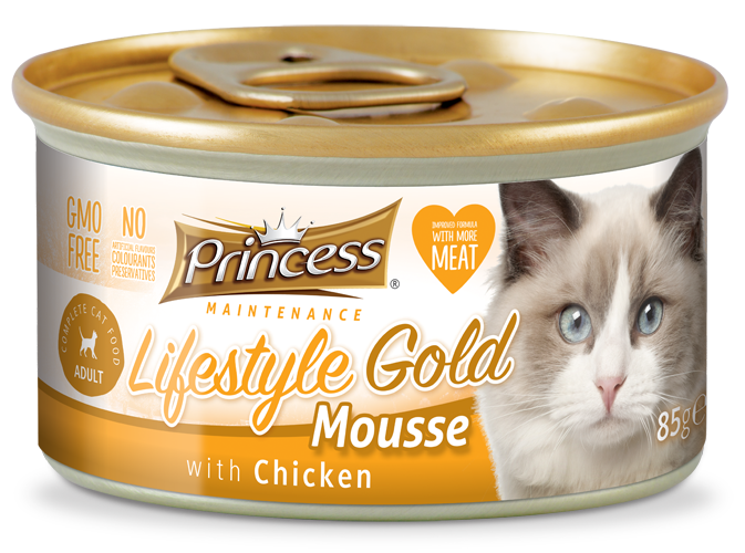 Princess Lifestyle Gold Mousse, Chicken, 85g